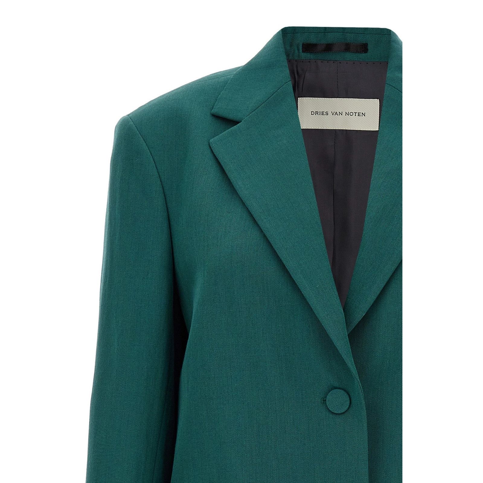 Dries Van Noten DRIES VAN NOTEN Birdy Green Wool Blazer Jacket New & Authent Size XS / US 0-2 / IT 36-38 - 3 Thumbnail