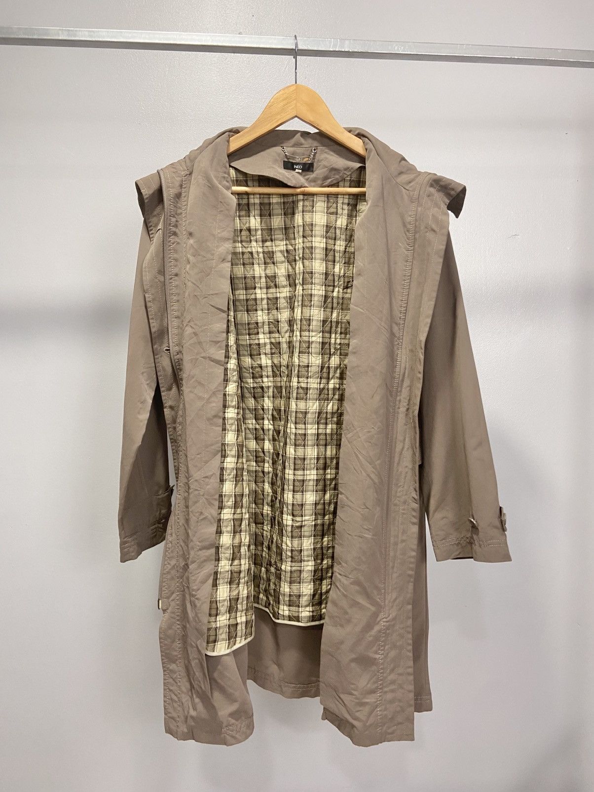 Yohji Yamamoto Ined by yohji yamamoto drawstring parka style coat Size M / US 6-8 / IT 42-44 - 3 Thumbnail