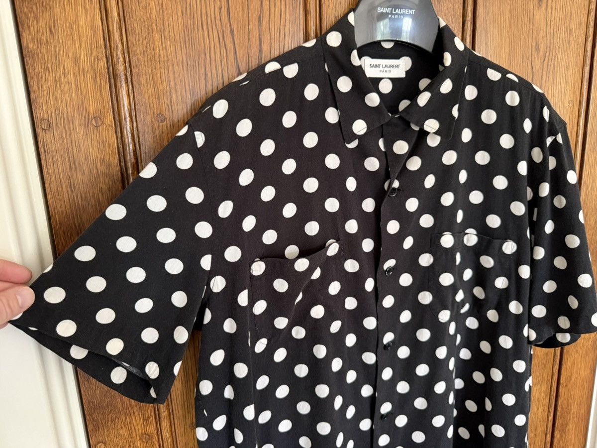 Saint Laurent Paris SS16 Saint Laurent polka dot Hawaiian shirt Hedi Slimane 40 Size US L / EU 52-54 / 3 - 10 Thumbnail