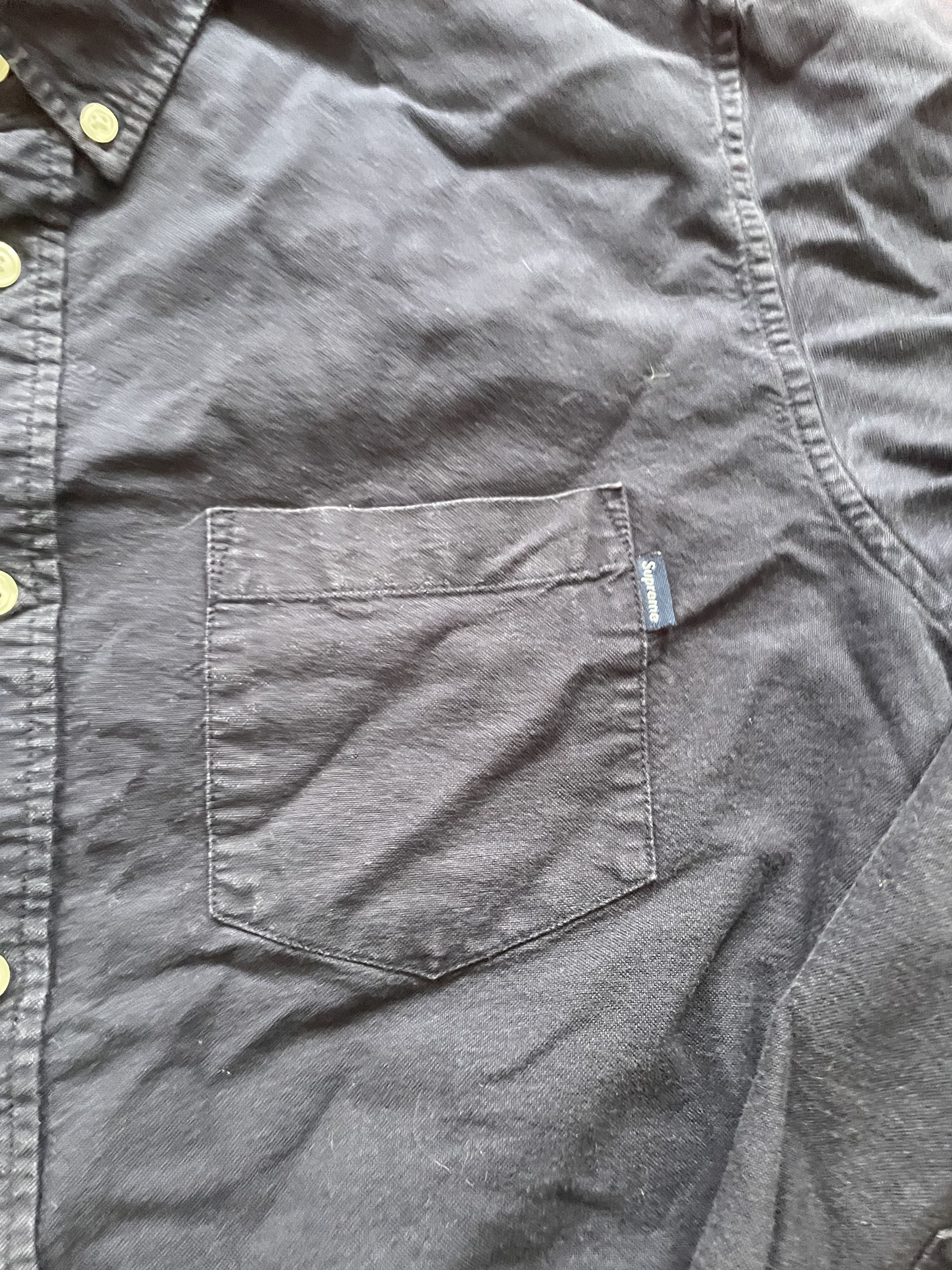 Supreme Supreme Button Up Long Sleeve LS | Blue Cotton Work Shirt Size US S / EU 44-46 / 1 - 3 Thumbnail