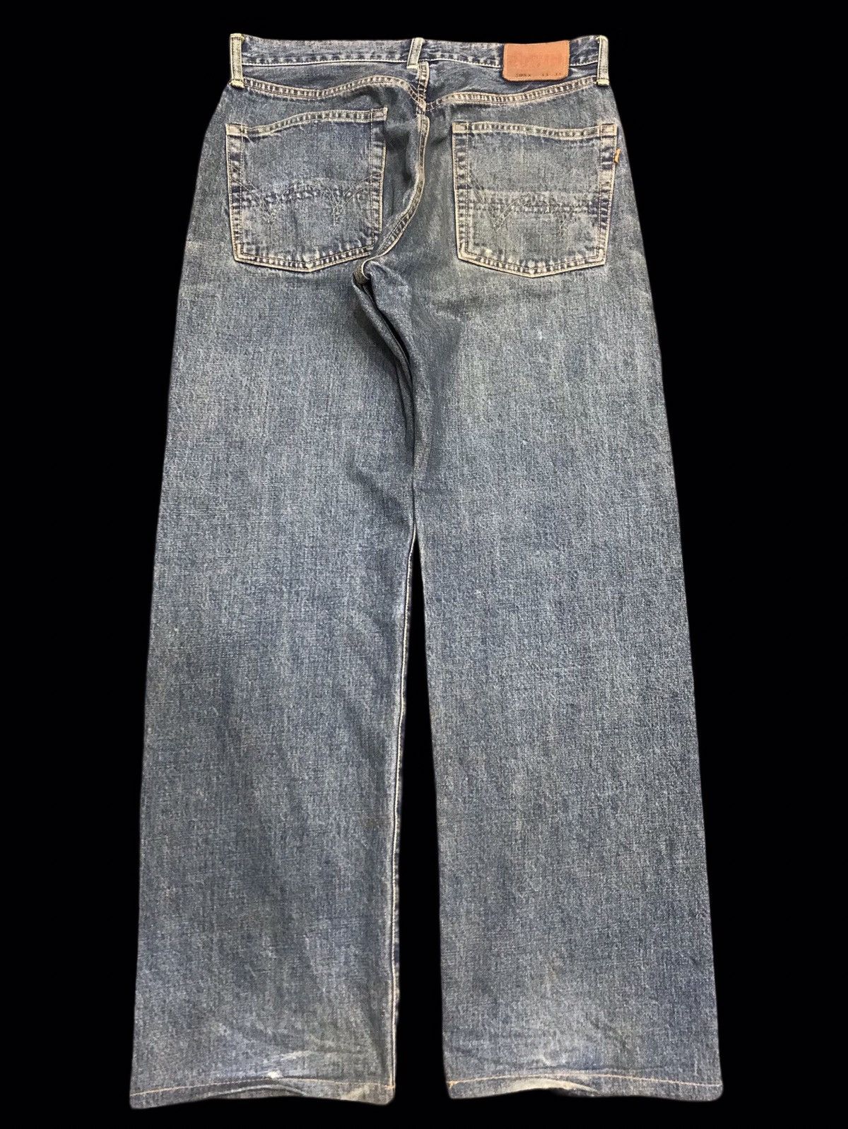 Edwin 💥WIDE💥VTG EDWIN 505X MUDWASH SELVEDGE DENIM F411 Size US 32 / EU 48 - 2 Thumbnail