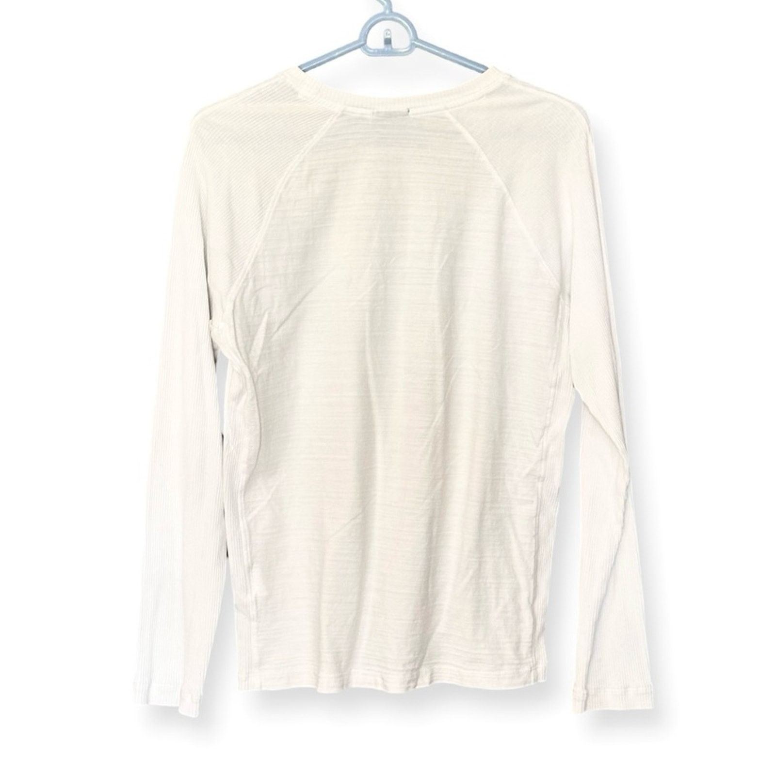 Hugo Boss Y2K Men’s Hugo Boss White Knit Cotton Long Sleeve Top Size US M / EU 48-50 / 2 - 3 Thumbnail