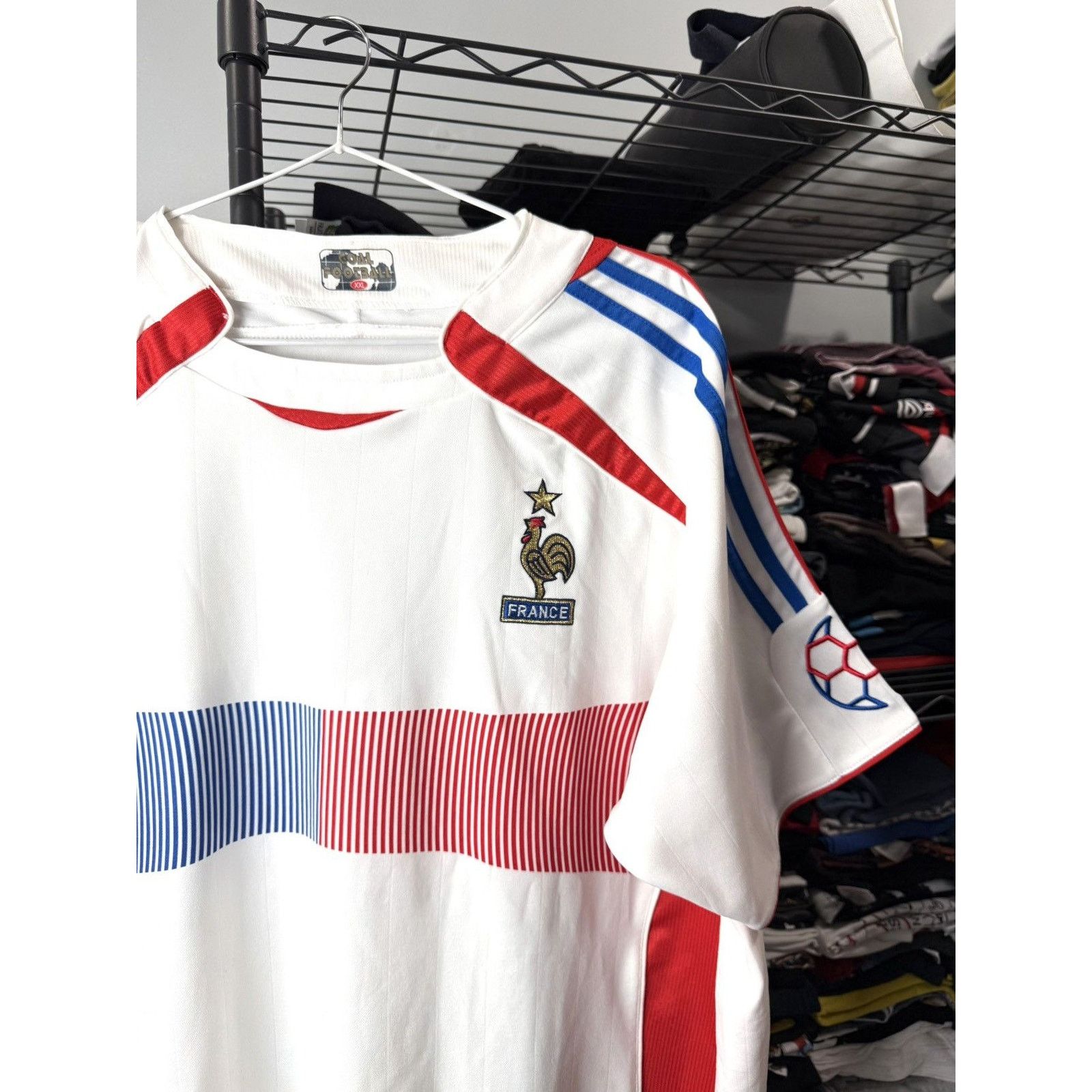 Vintage Rare 2000’s France Soccer Jersey T Shirt World Cup Size US XXL / EU 58 / 5 - 3 Thumbnail