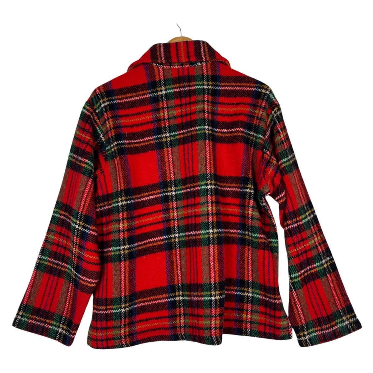 Vintage 💥 VINTAGE CAMPUS WOOL CHECK PLAID TARTAN Size US M / EU 48-50 / 2 - 2 Thumbnail