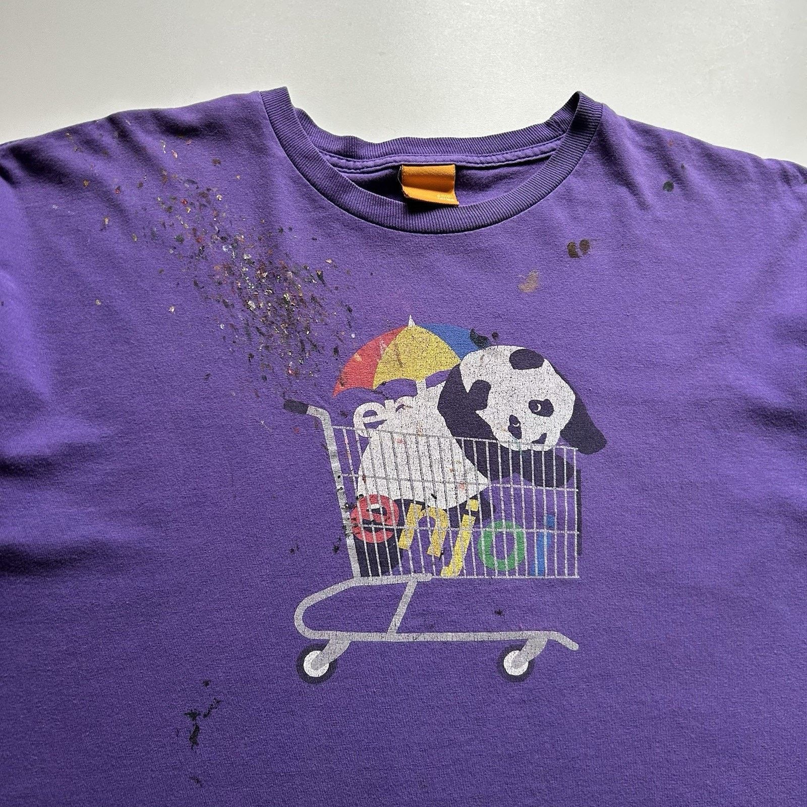 Enjoi × Vintage Vintage Enjoi Skateboards Shirt Large Paint Distressed Rare Size US L / EU 52-54 / 3 - 2 Thumbnail