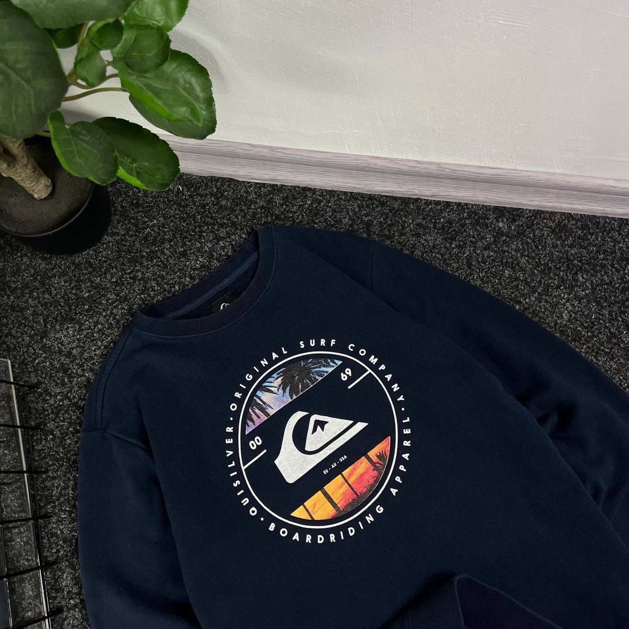Quicksilver Quiksilver sweatshirt big logo surf style techwear oakley Size US XL / EU 56 / 4 - 2 Thumbnail