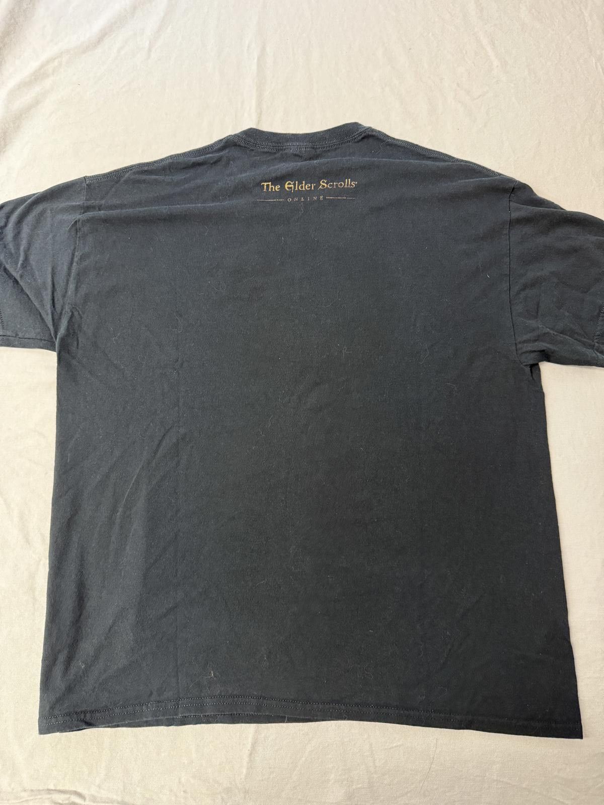 Gildan The Elder Scrolls Online T-shirt Dragon Circle VTG 2.13.25 Size US XL / EU 56 / 4 - 2 Thumbnail