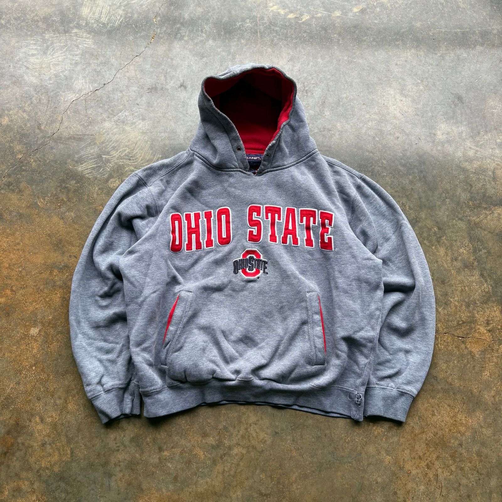 Vintage Vintage Y2K distressed Ohio State Football Hoodie Size US S / EU 44-46 / 1 - 1 Thumbnail
