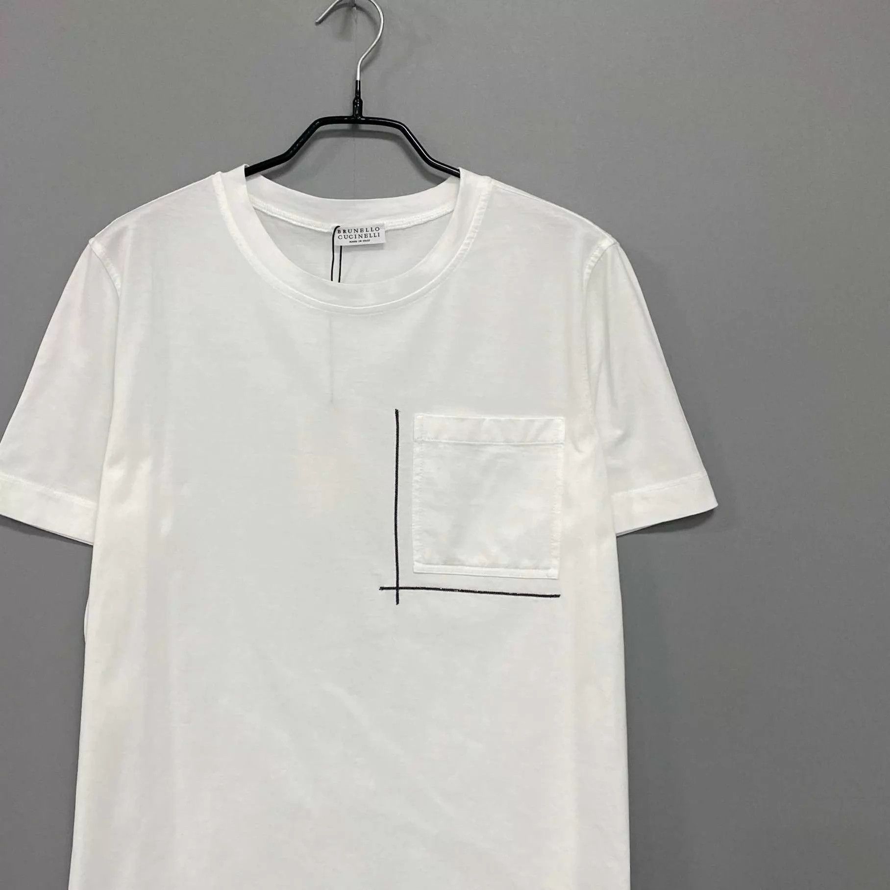 Brunello Cucinelli BC 25 New Beaded Short Sleeve Top XS Women's Size XS / US 0-2 / IT 36-38 - 2 Thumbnail