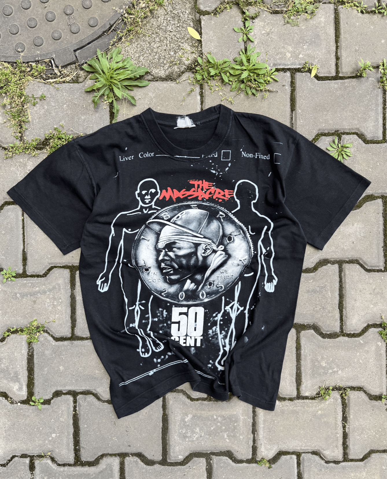 Rap Tees Vintage Y2K 2005 50 Cent Rap Band T-Shirt Tee Size M Size US M / EU 48-50 / 2 - 1 Thumbnail