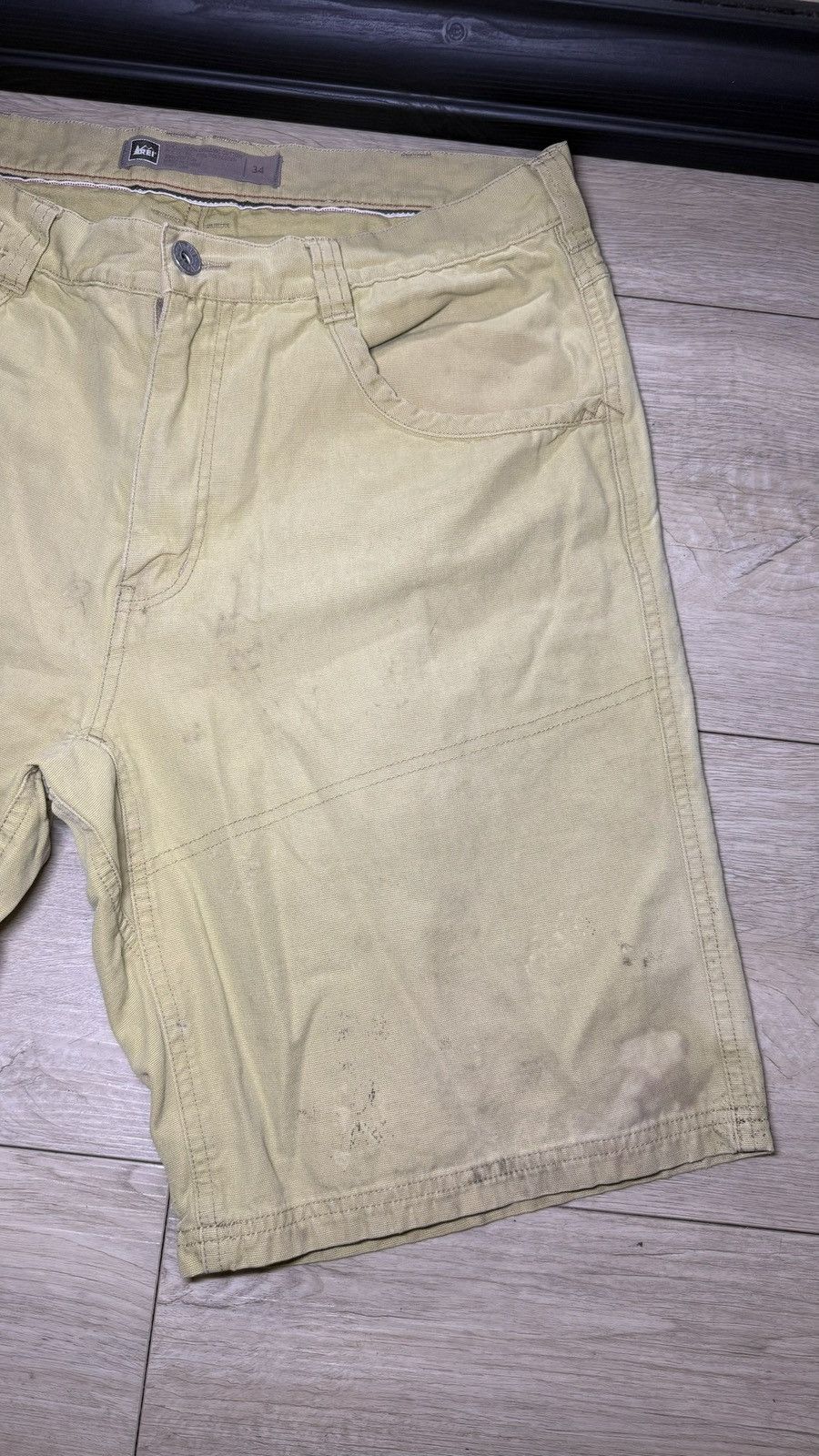 Rei Y2K 2000s REI Pastel Yellow Shell 100% Organic Cotton Cargo Size US 34 / EU 50 - 4 Thumbnail