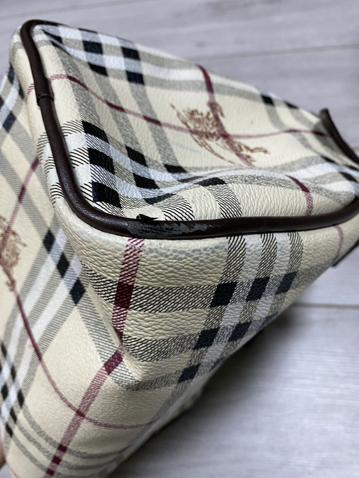 Vintage Burberry nova check monogram handle bag Size ONE SIZE - 11 Thumbnail