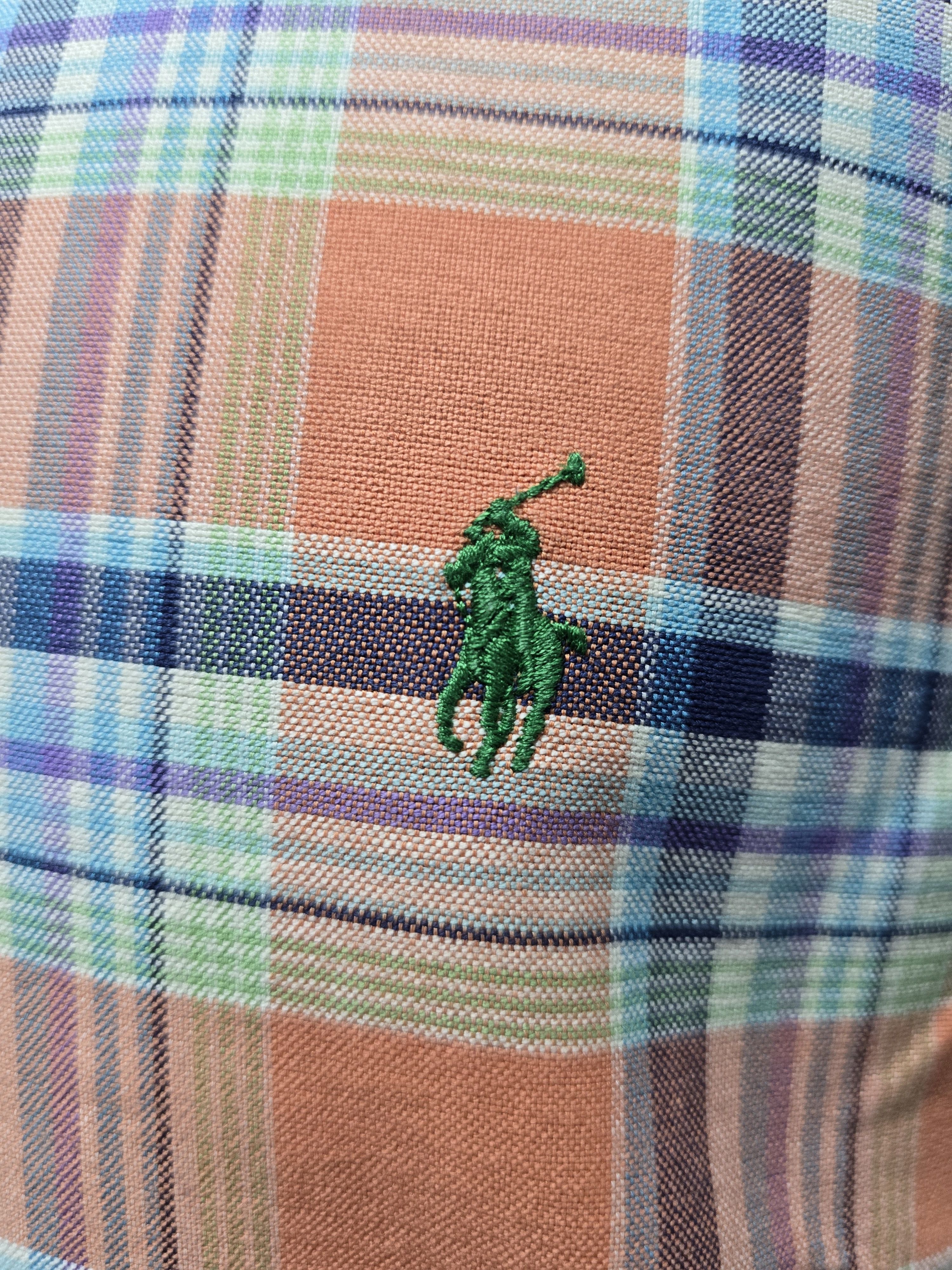 Polo Ralph Lauren Vintage Polo Ralph Lauren men's short-sleeve button-down Size US L / EU 52-54 / 3 - 3 Thumbnail