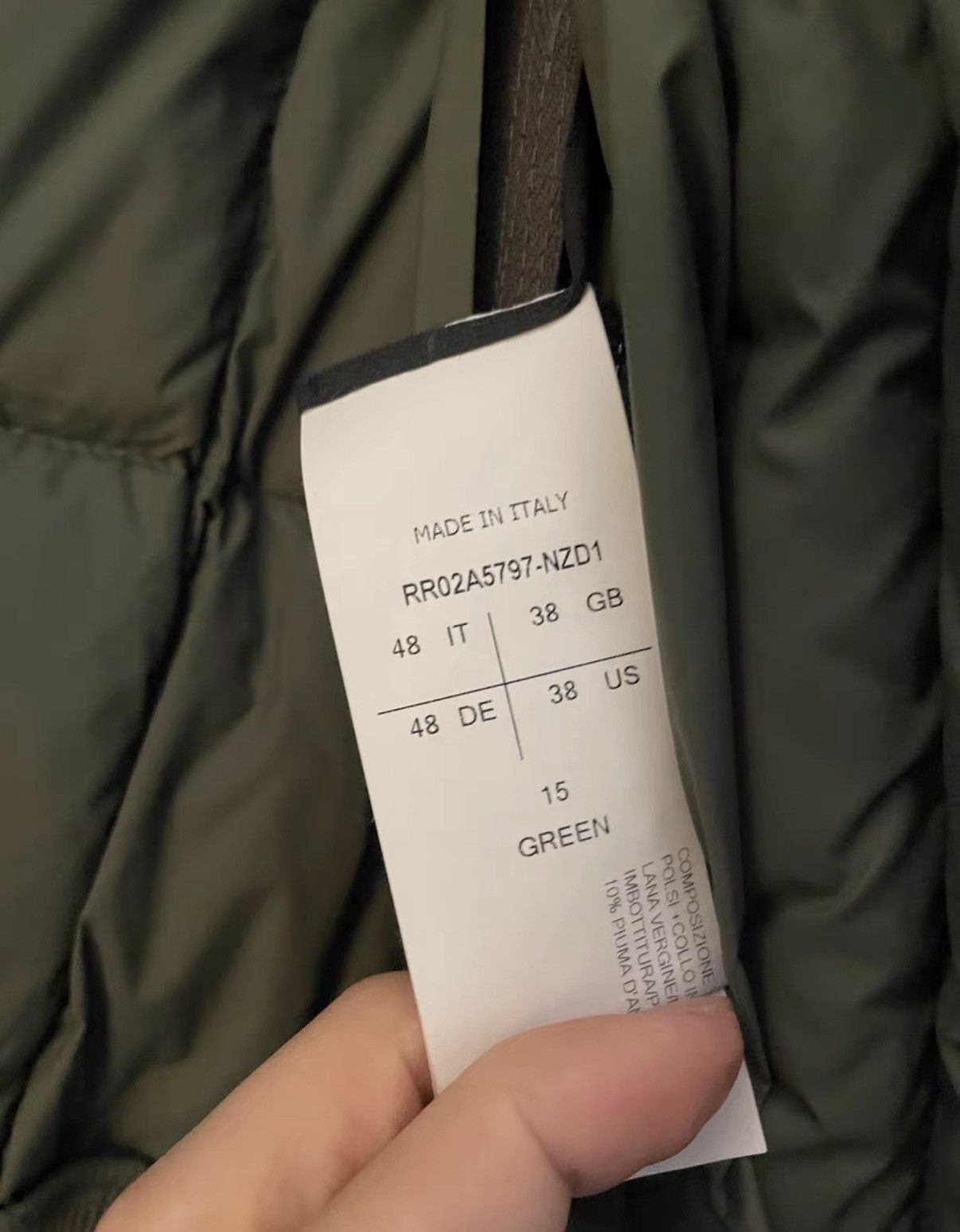 Rick Owens Rick Owens 21FW Runway Muscle Down Jacket Size US M / EU 48-50 / 2 - 4 Thumbnail