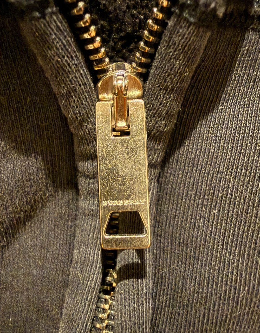Burberry zip hoodie