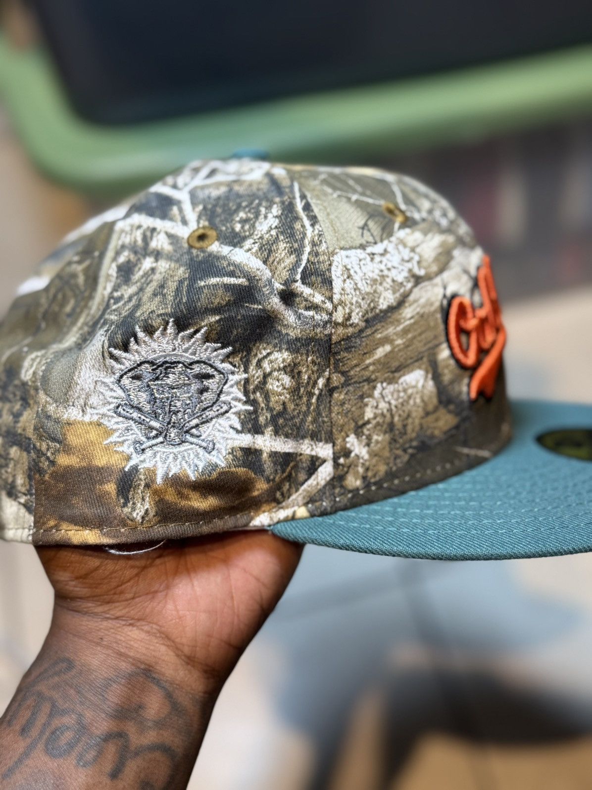 Size OAKLAND ZOO OAKLAND ATHLETICS FITTED HAT REAL TREE