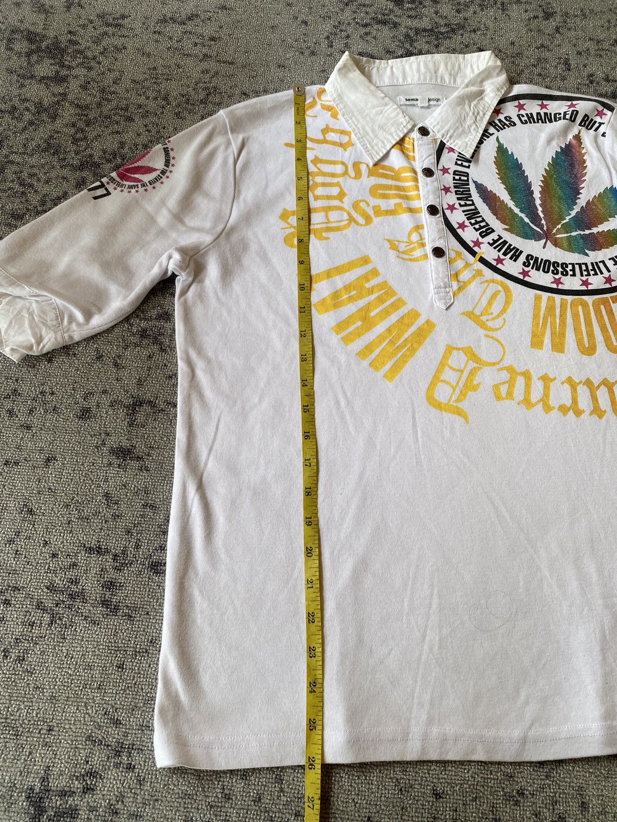 Hysteric Glamour × If Six Was Nine × semanticdesign Y2K Semantic design ifsixwasnine polo shirt Size US L / EU 52-54 / 3 - 10 Thumbnail