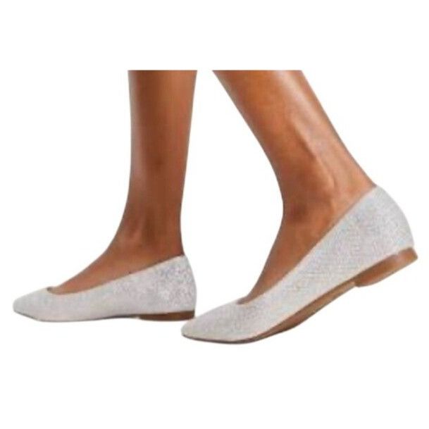 Other LUCITA / Friendly / Silver / Glittery / Flats / With Pointed Size US 10 / IT 40 - 7 Thumbnail