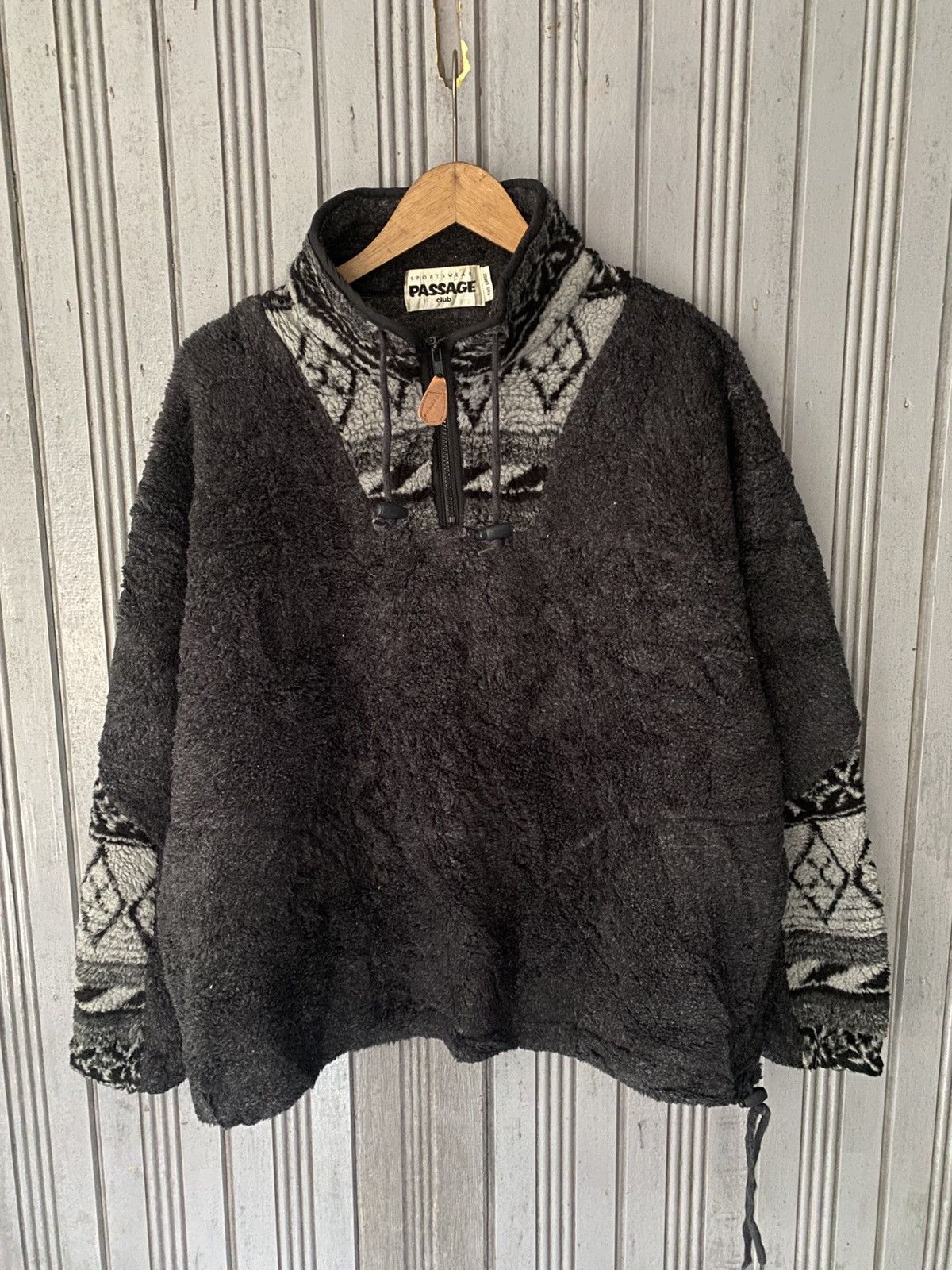 Japanese Brand Passage Sweater Fleece Half Zipper Size US XL / EU 56 / 4 - 6 Thumbnail