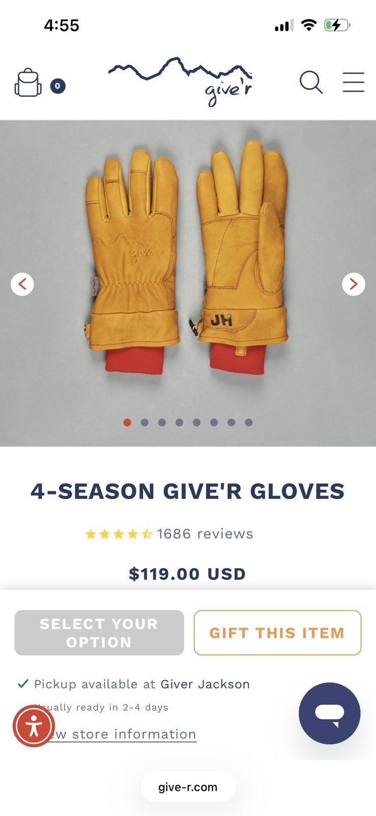 Other Giv’r 4-season gloves Size ONE SIZE - 3 Thumbnail