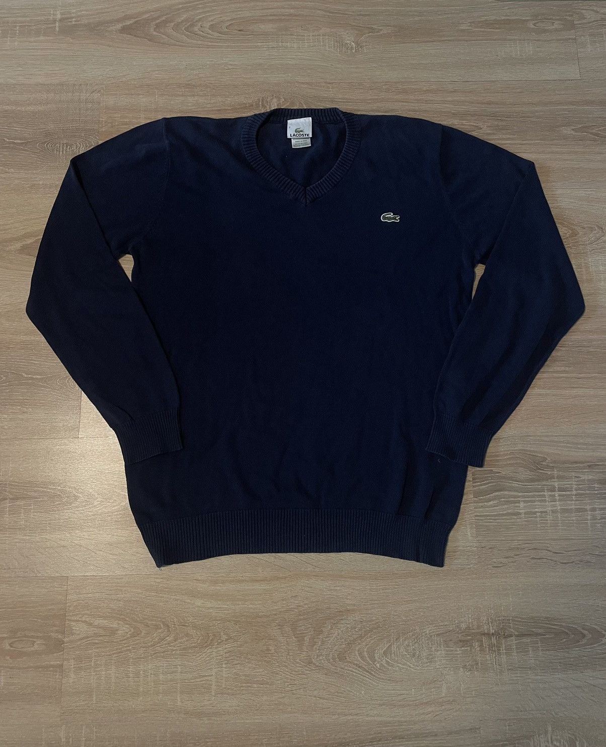 Lacoste Vintage Lacoste Sweater Size US L / EU 52-54 / 3 - 1 Thumbnail