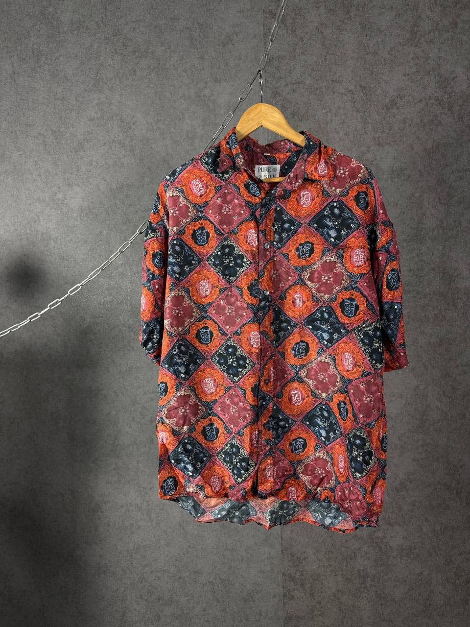 Vintage Art crazy vintage silk shirt Size US L / EU 52-54 / 3 - 1 Thumbnail