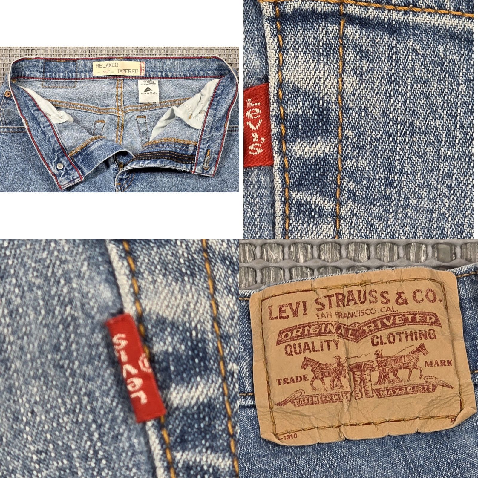 Levi's VINTAGE Levi's Jeans Women 8 Long Blue Relaxed Fit Tapered Leg 550 Y2K 28x32 Stretch Size 30" / US 8 / IT 44 - 8 Thumbnail