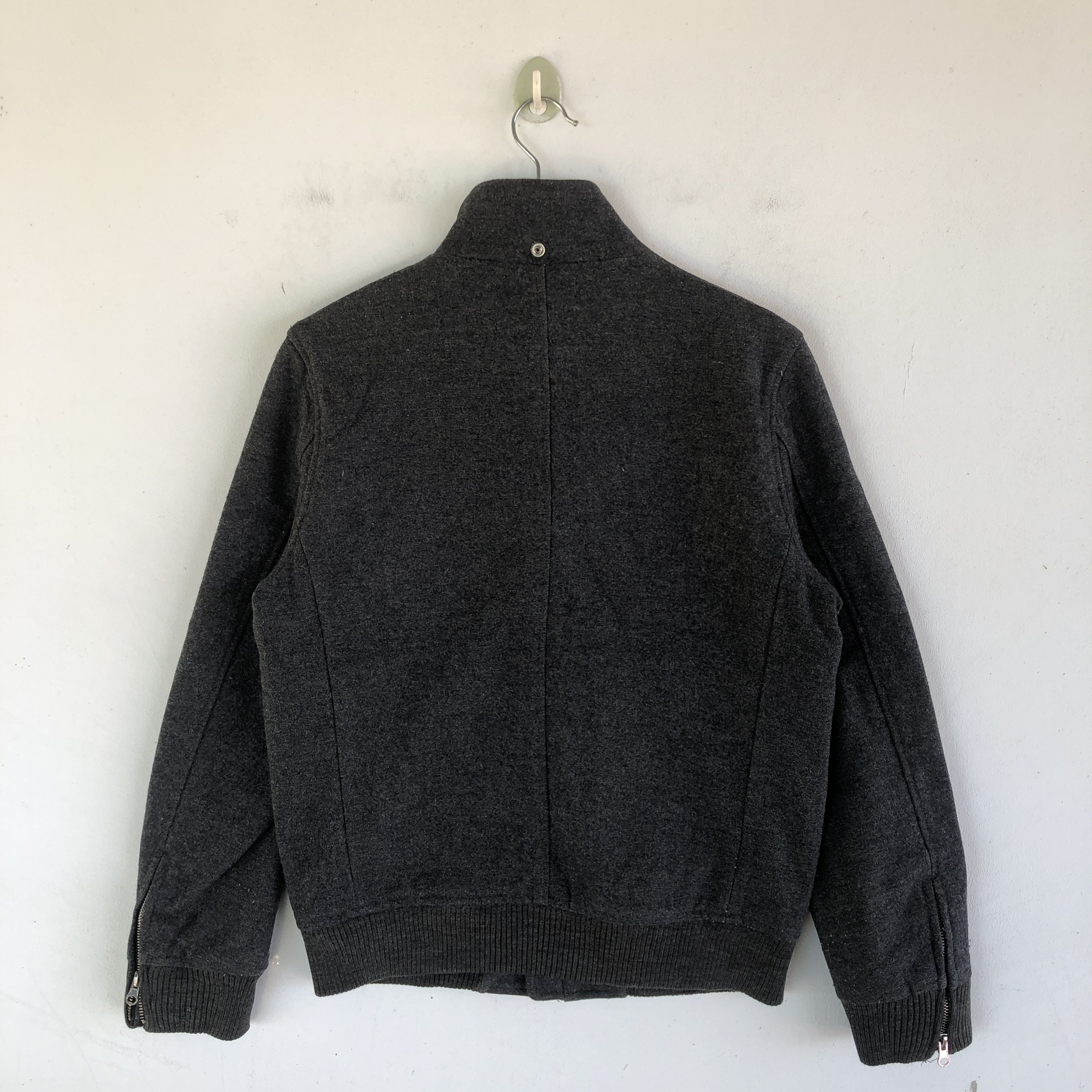 Japanese Brand × Vintage Vintage Plus One Japanese Zipper Wool Jacket Size S / US 4 / IT 40 - 2 Thumbnail