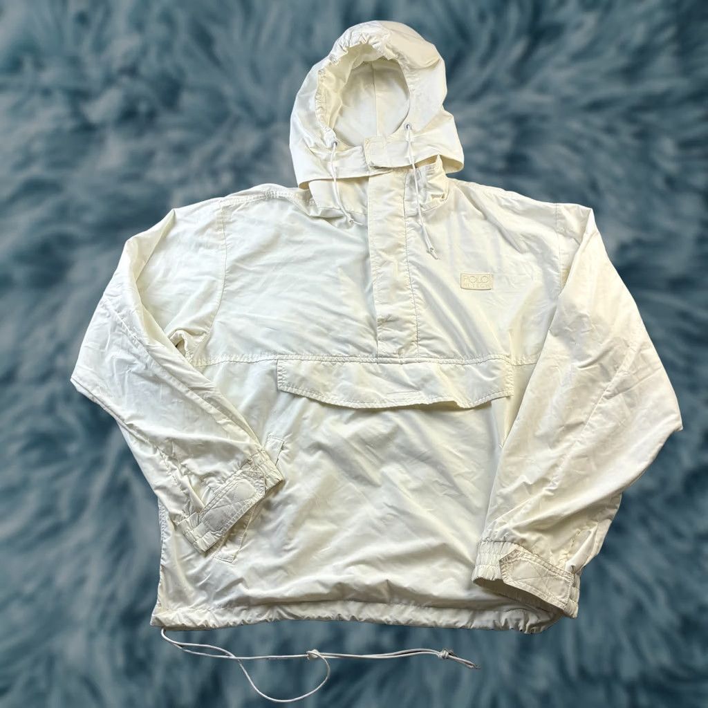 Polo Ralph Lauren VINTAGE Polo Ralph Lauren Jacket Mens Medium White Anorak Hi Tech Windbreaker Size US M / EU 48-50 / 2 - 1 Thumbnail