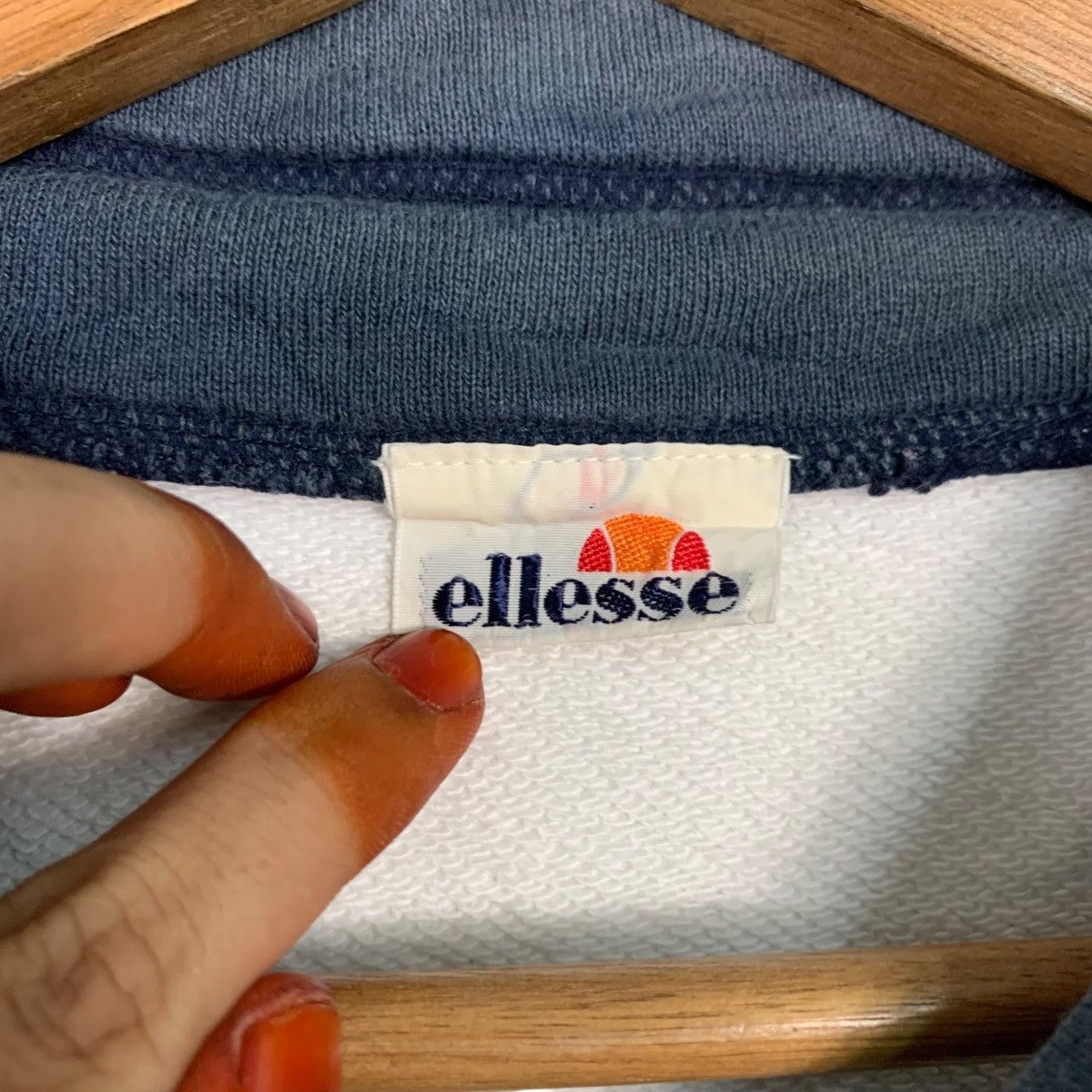 Ellesse 90’s ELLESE Embroidery Big Logo Sweater Jumper #3537-C162 Size US S / EU 44-46 / 1 - 11 Thumbnail