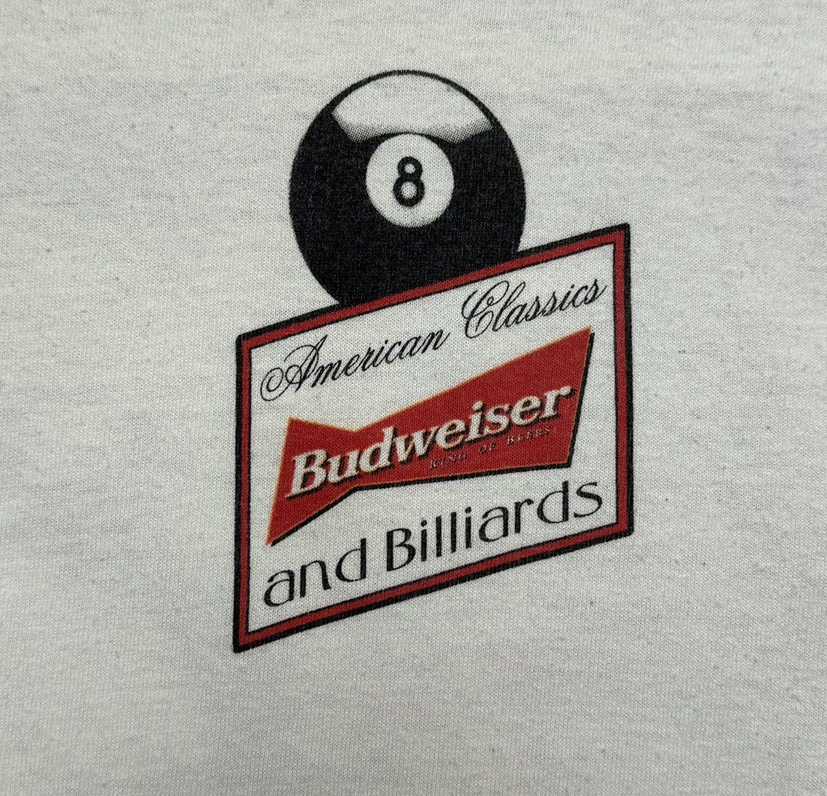 Anvil 1999 Budweiser Retro Bear T-Shirt Double-Sided Logo Size US L / EU 52-54 / 3 - 11 Thumbnail