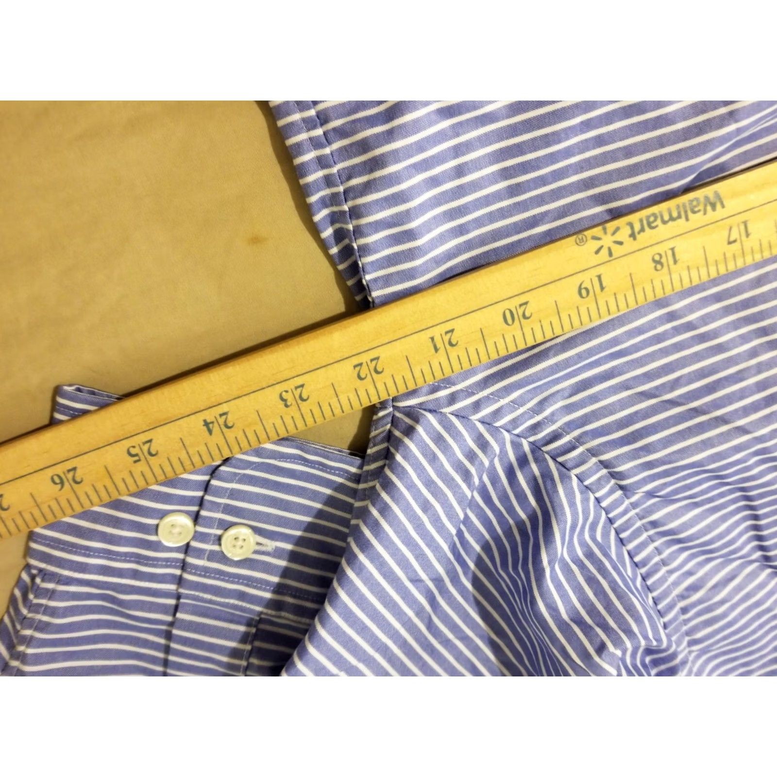 Brooks Brothers Brooks Brothers Dress Shirt M Medium Blue Button Cotton Mens Size 40R - 4 Thumbnail