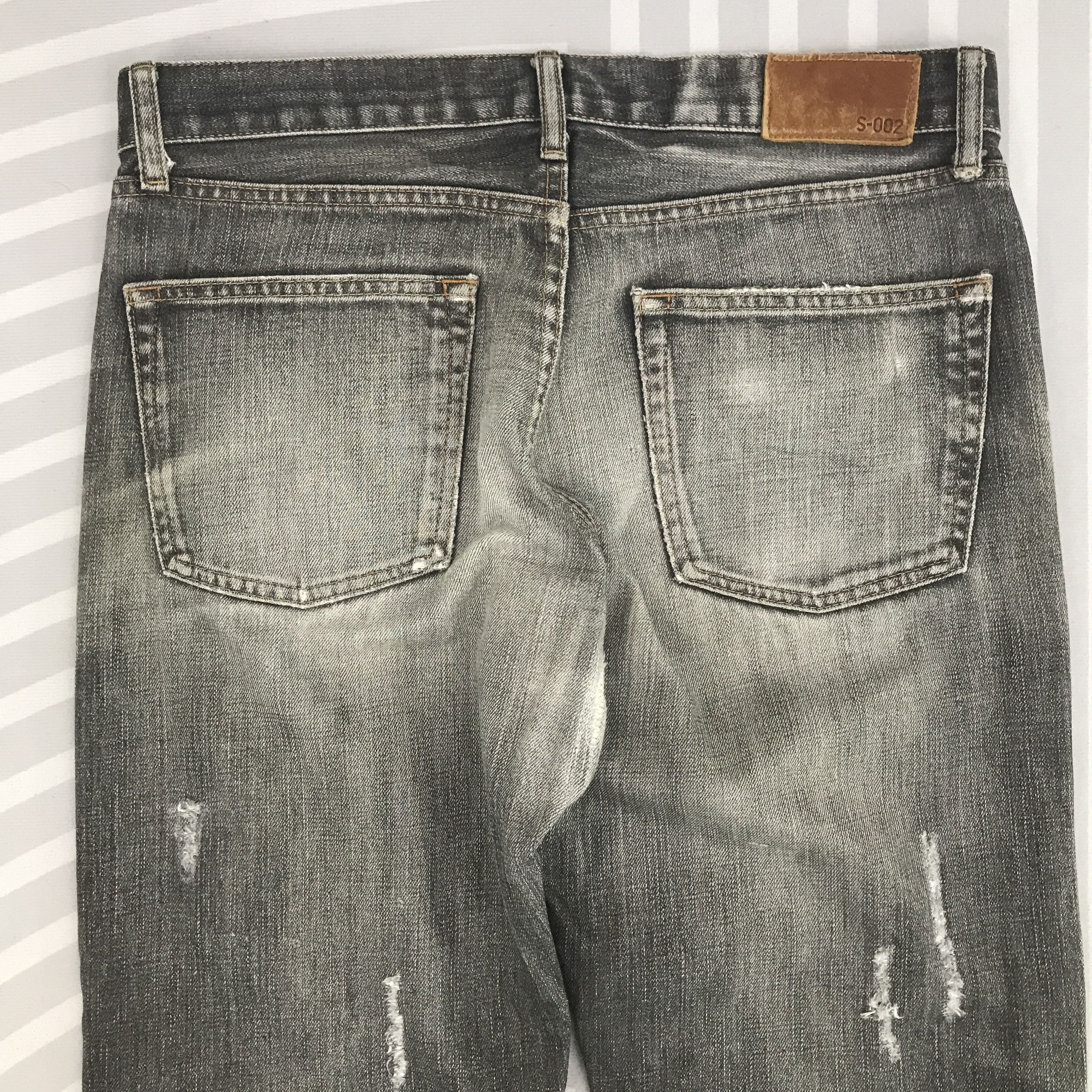 Uniqlo × Vintage Vintage Uniqlo Distressed Black denim jeans pants Size US 32 / EU 48 - 5 Thumbnail