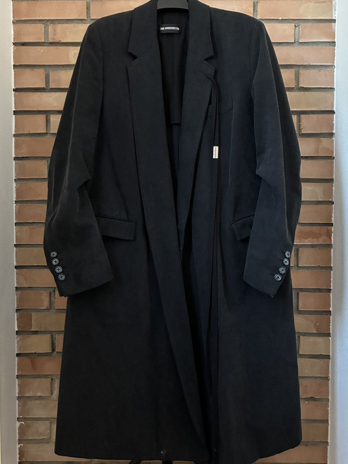 Ann Demeulemeester Ann Demeulemeester Viv Tailored Denim Coat Size M / US 6-8 / IT 42-44 - 1 Thumbnail