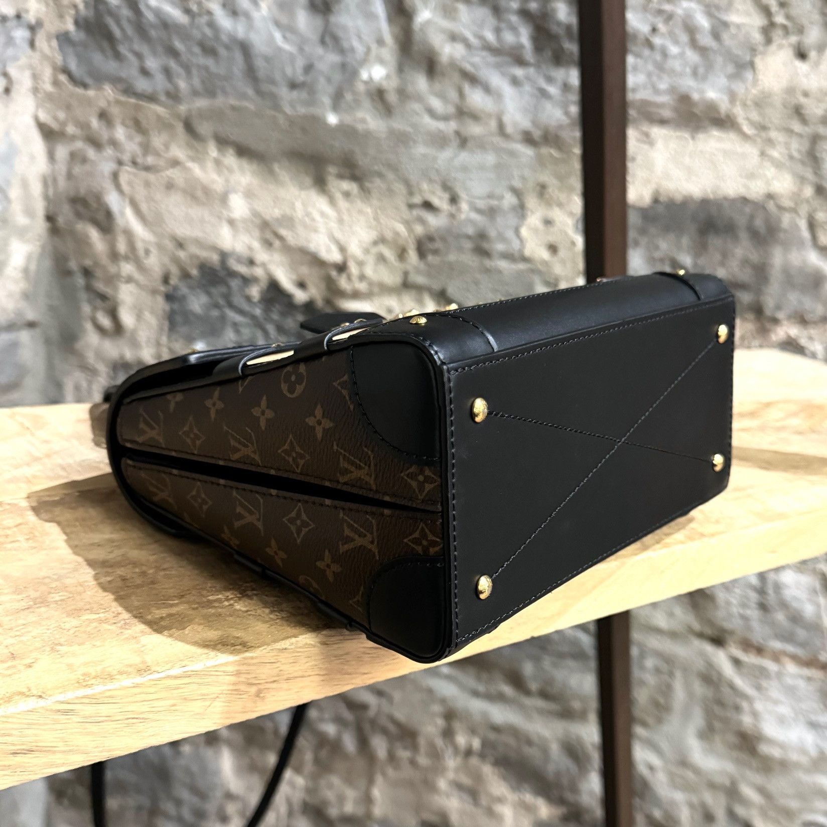Louis Vuitton Monogram Wood Trianon PM Bag