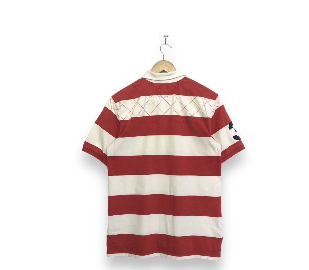 Polo Ralph Lauren Vintage Polo Ralph Lauren Rugby Stripe Shirt Size US XL / EU 56 / 4 - 2 Thumbnail