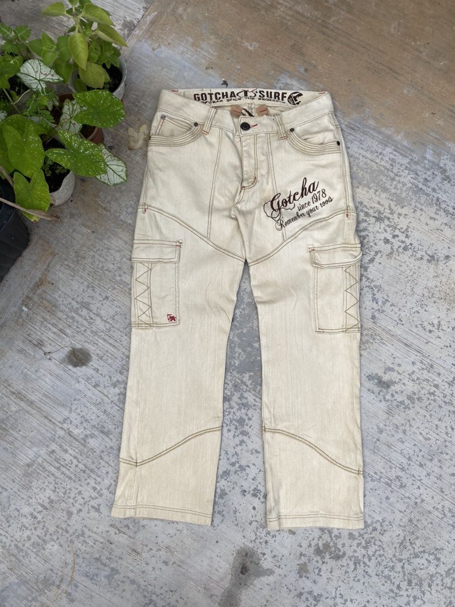 Gotcha Vintage Gotcha Surfwear Spellout Woven Crago Pant Size US 33 - 1 Thumbnail