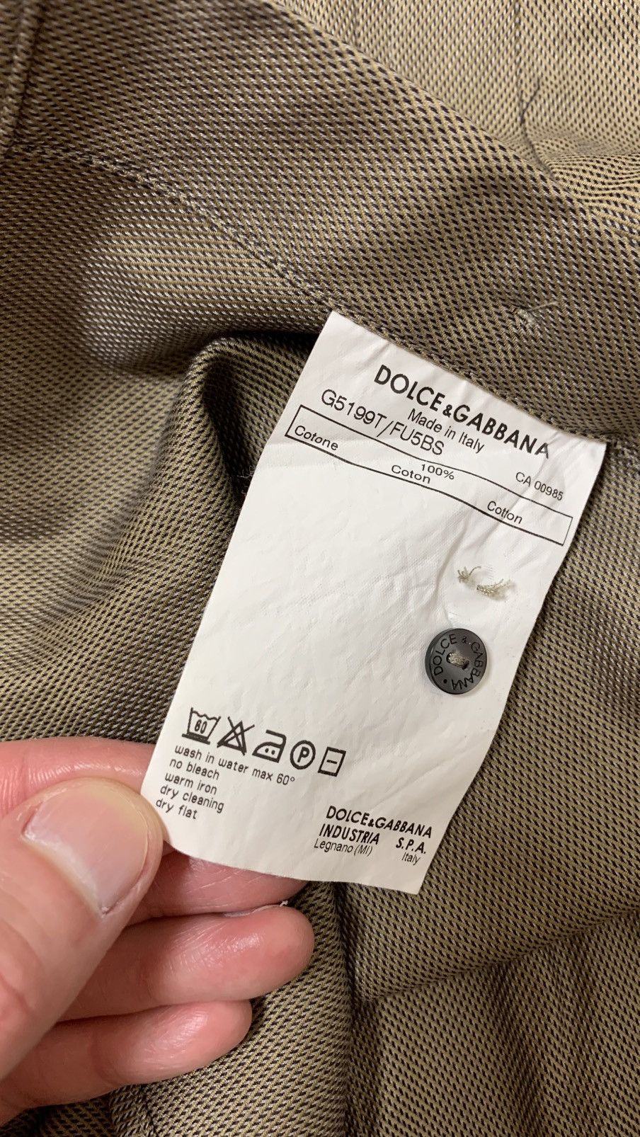 Dolce & Gabbana Dolce&Gabbana Shiny Effect Dress Shirt Size US M / EU 48-50 / 2 - 4 Thumbnail
