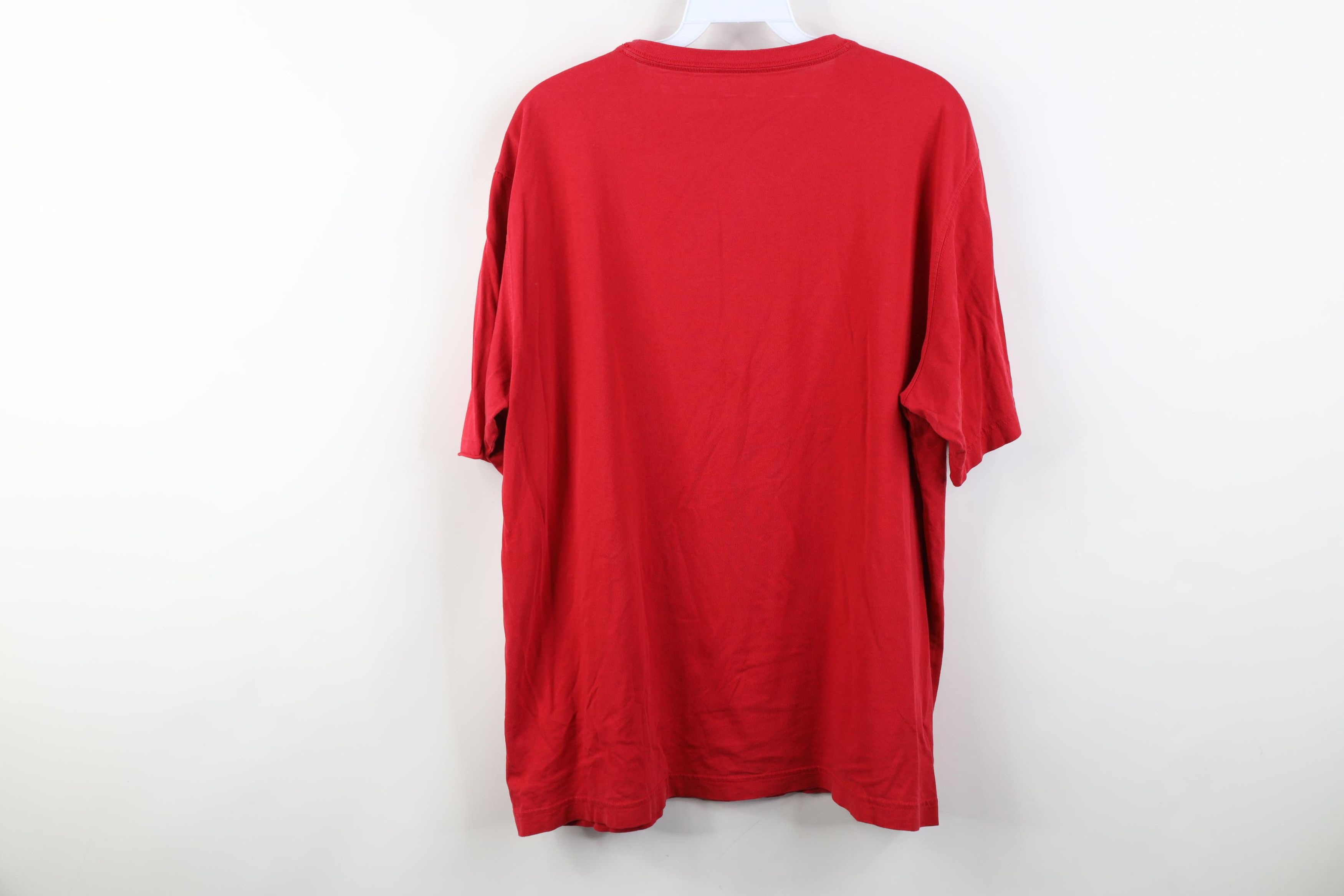 Lands' End Vintage Y2K Lands End Blank Short Sleeve T-Shirt Red Cotton Size US L / EU 52-54 / 3 - 16 Thumbnail
