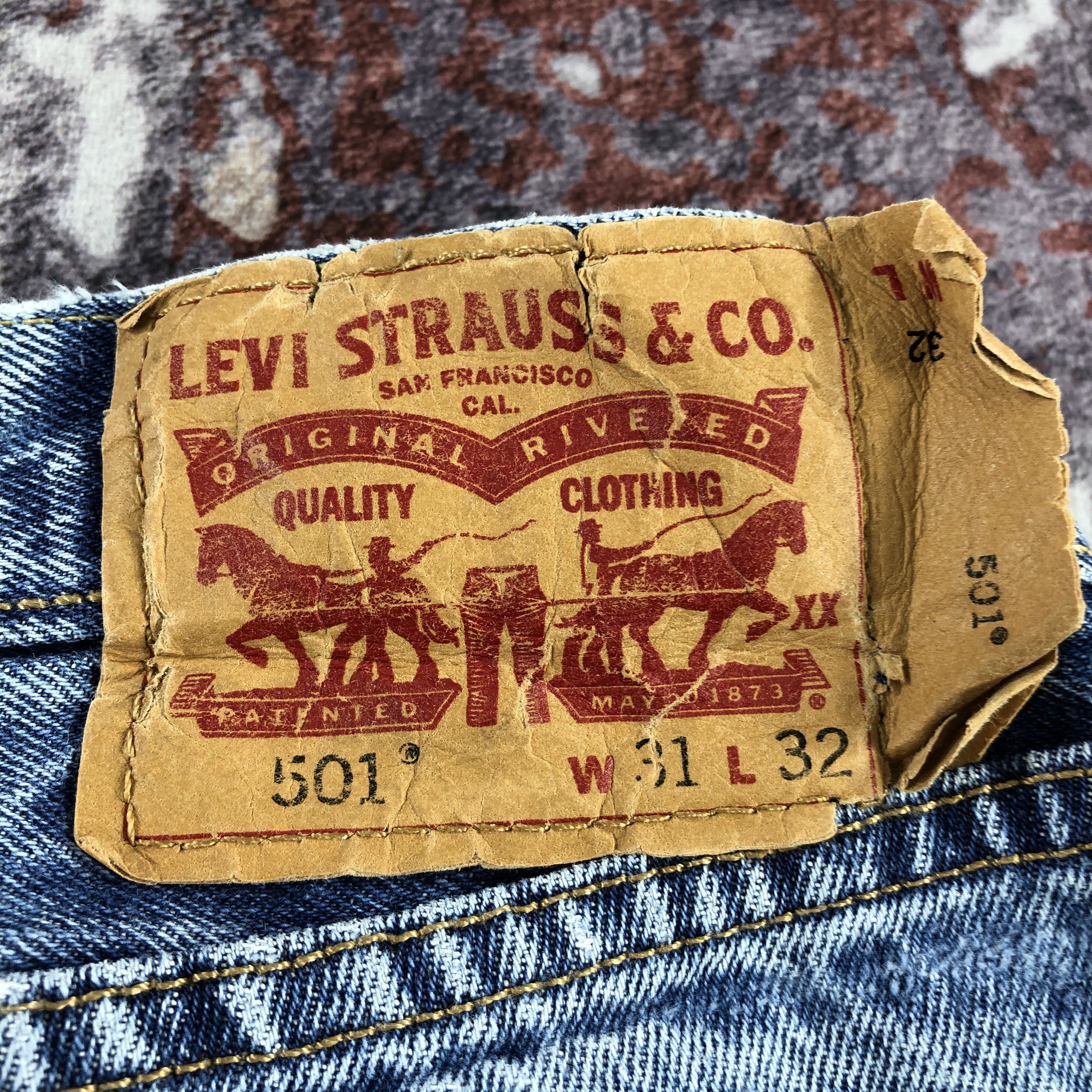 Levi's Vintage Blue Wash Levis 501 Jeans-JM3024 Size US 32 / EU 48 - 6 Thumbnail