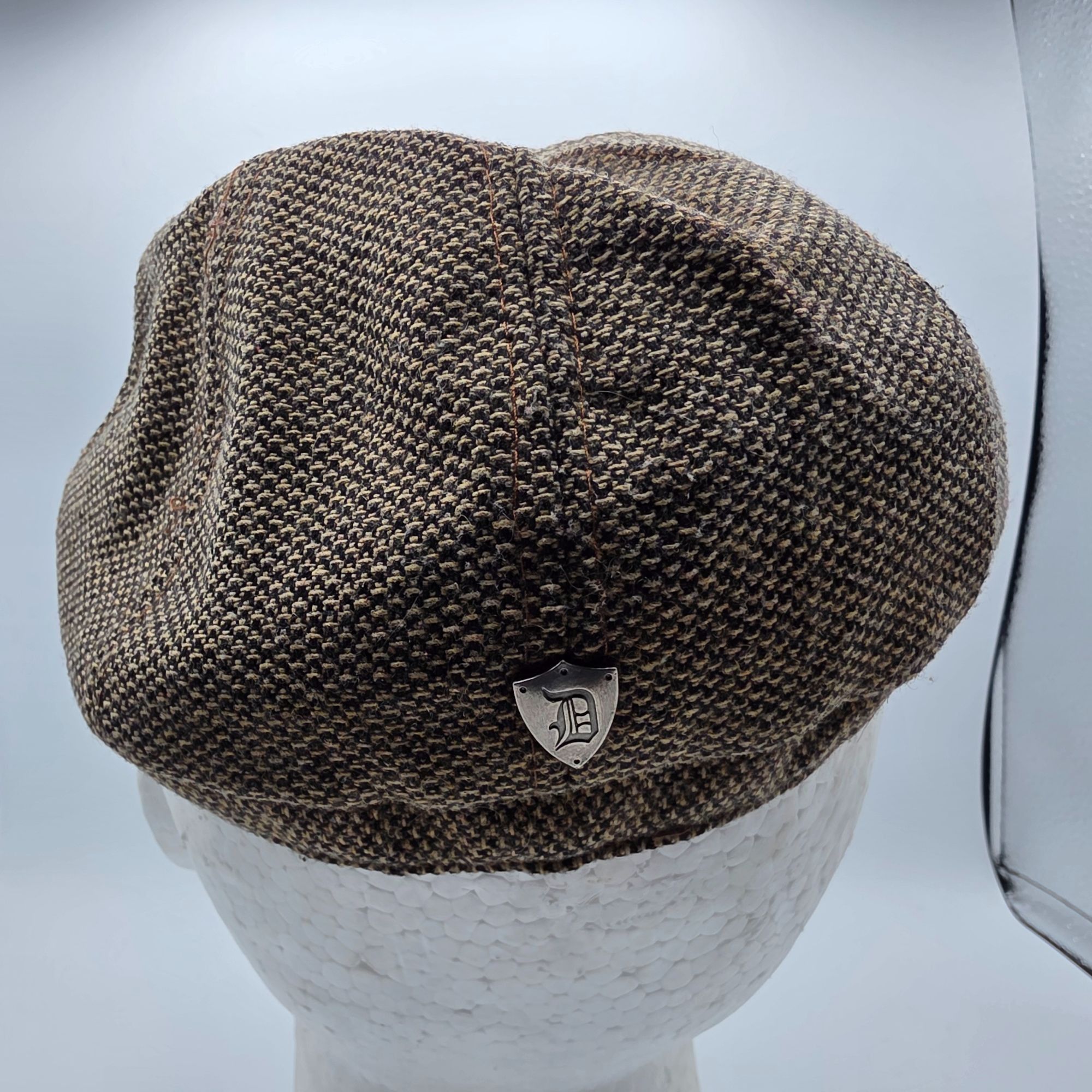 Other Dorfman Pacific Co Adults Large Wool Brown Newsboy Cabbie Ca Size ONE SIZE - 3 Thumbnail