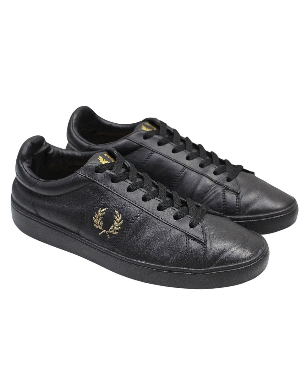 Designer × Fred Perry 2020 FRED PERRY SPENCER LEATHER SNEAKERS Size US 8 / EU 41 - 2 Thumbnail