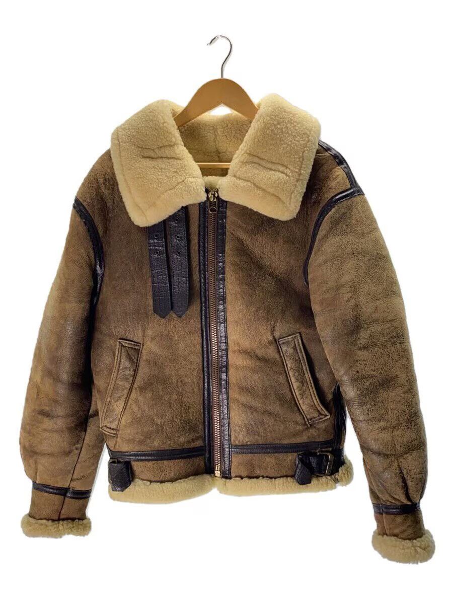 Avirex Avirex B-3 Made In Usa Sheepskin Flight Jacket Brown Size US M / EU 48-50 / 2 - 1 Thumbnail