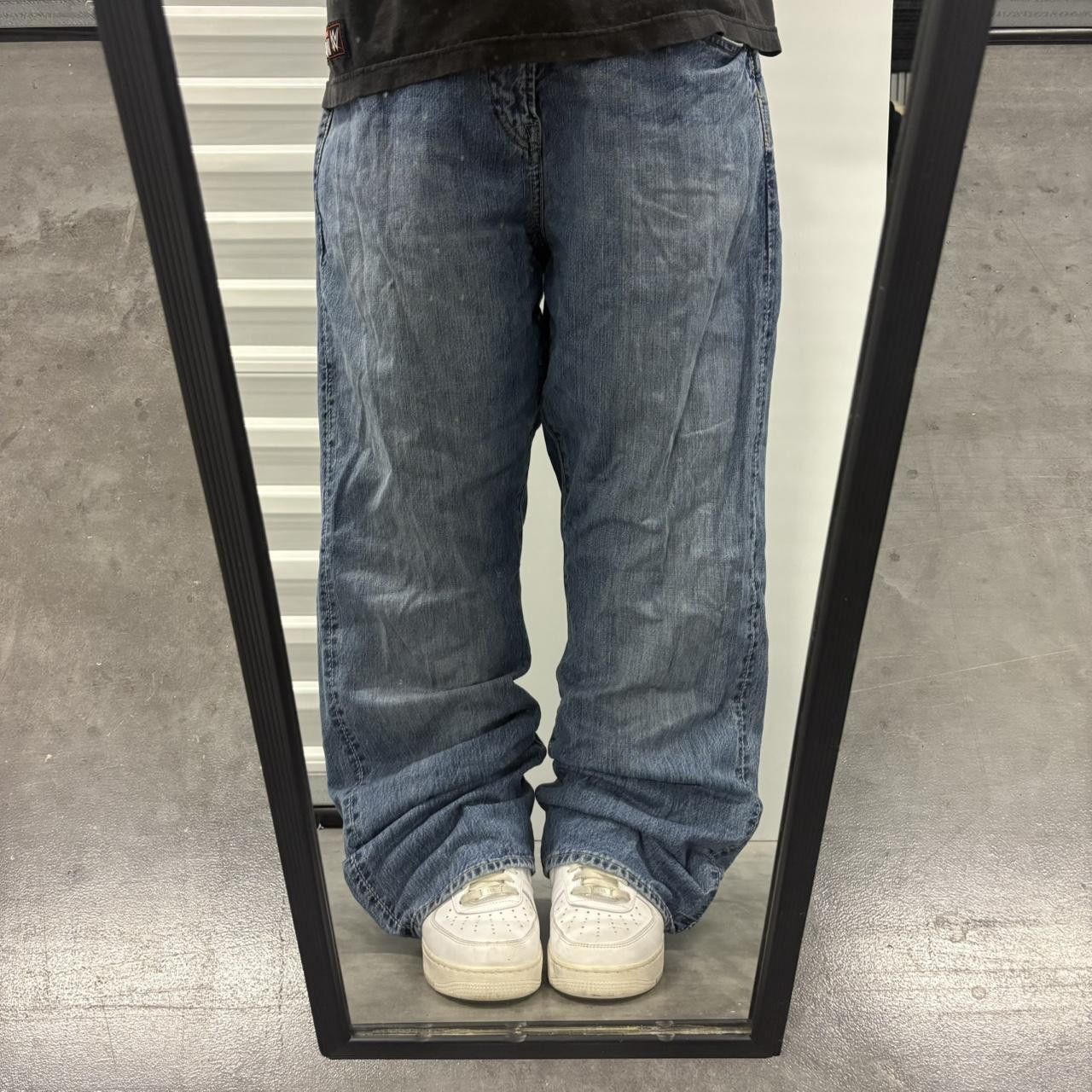 Gap Crazy Vintage Y2K/2000s Super Baggy Loose Fit Skater Style Streetwear Medium Blue Wash Gap Denim Jeans! Size US 38 / EU 54 - 1 Thumbnail