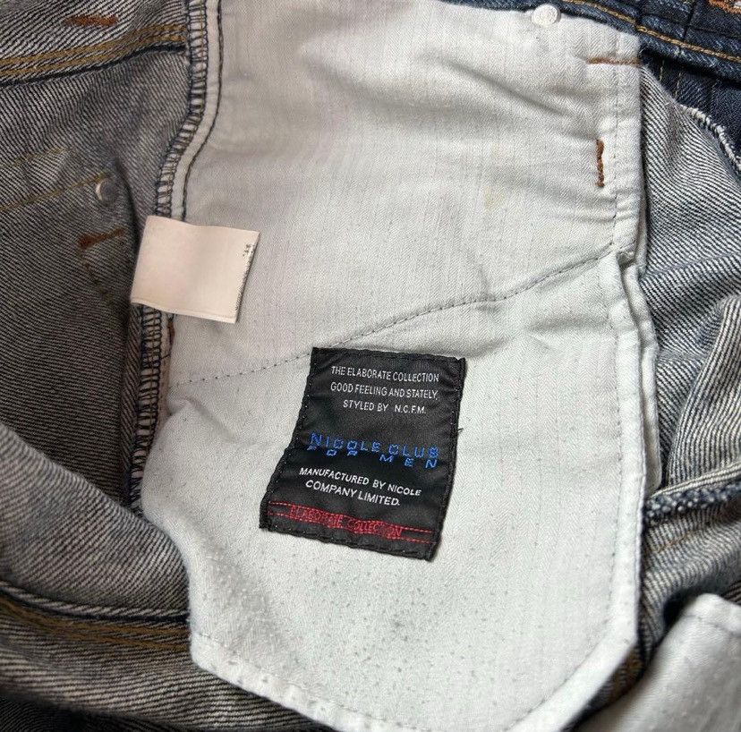 Nicole Club NICOLE CLUB FOR MEN SUPER RARE dark blue bootcut denim Size US 33 - 6 Thumbnail
