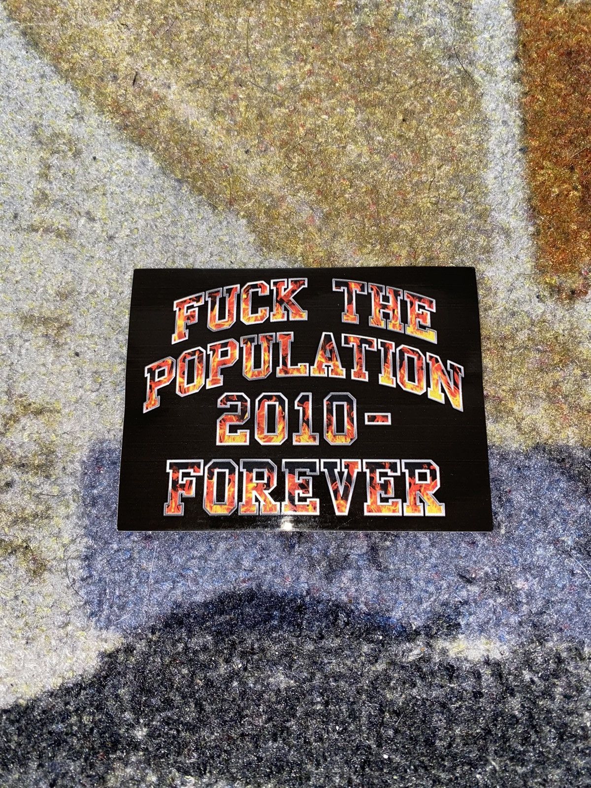 Fuck The Population FTP 2010 TO FOREVER STICKER Size ONE SIZE - 1 Preview