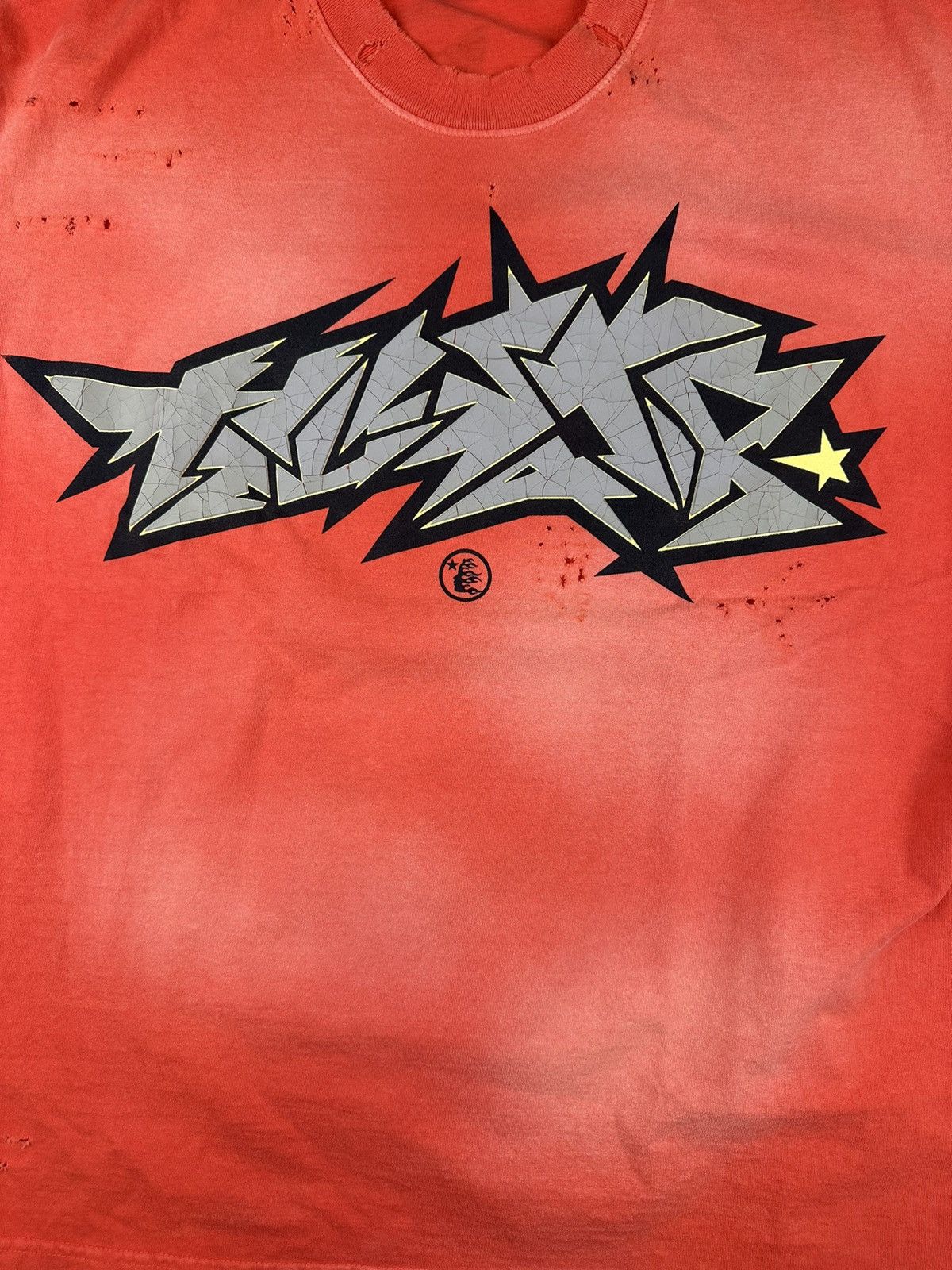 HELLSTAR Hellstar Cracked Print T-shirt Size US XL / EU 56 / 4 - 2 Thumbnail
