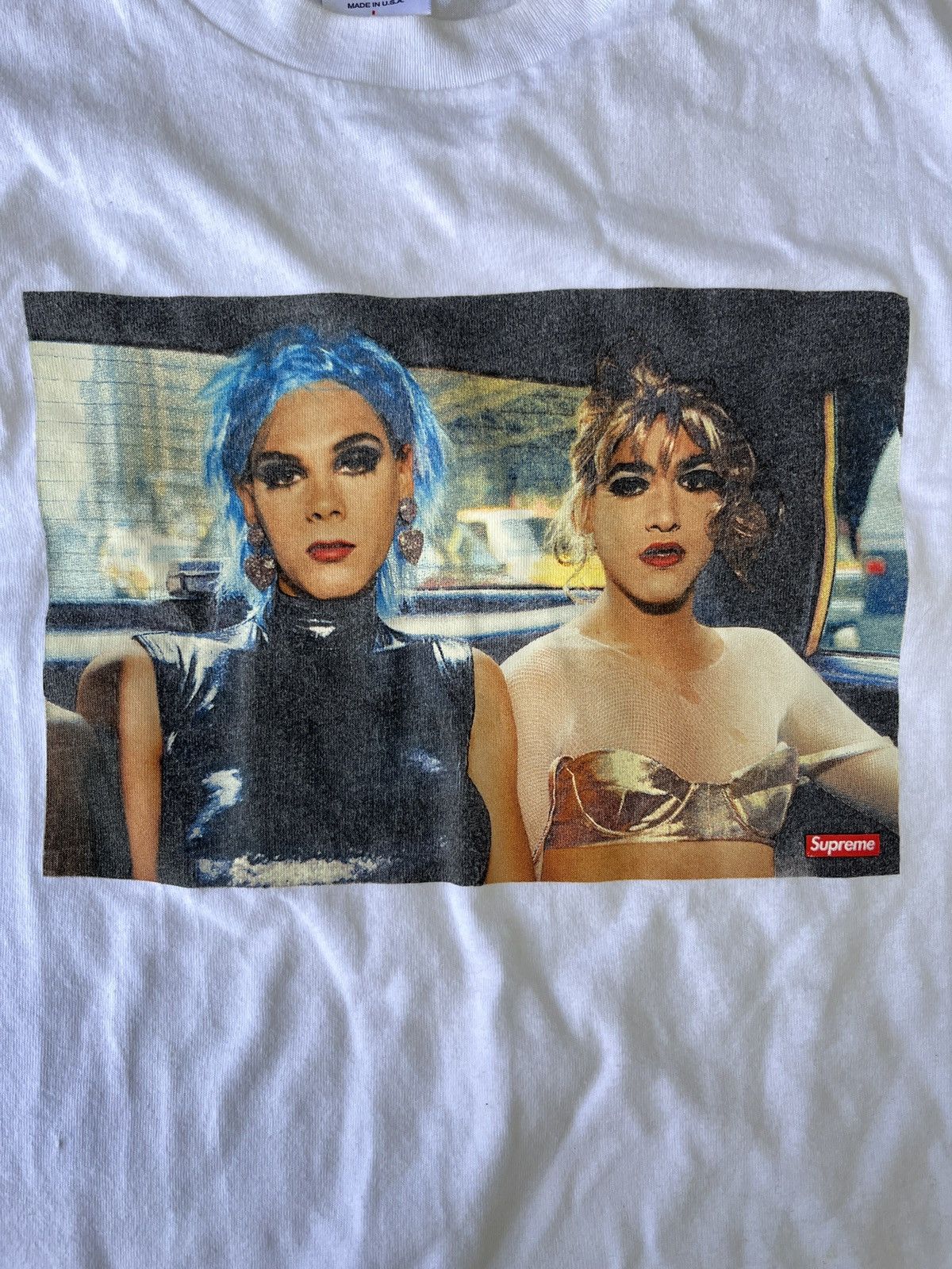Supreme Supreme Photo Tee Nan Goldin Misty and Jimmy Paulette Tee Size US L / EU 52-54 / 3 - 4 Thumbnail