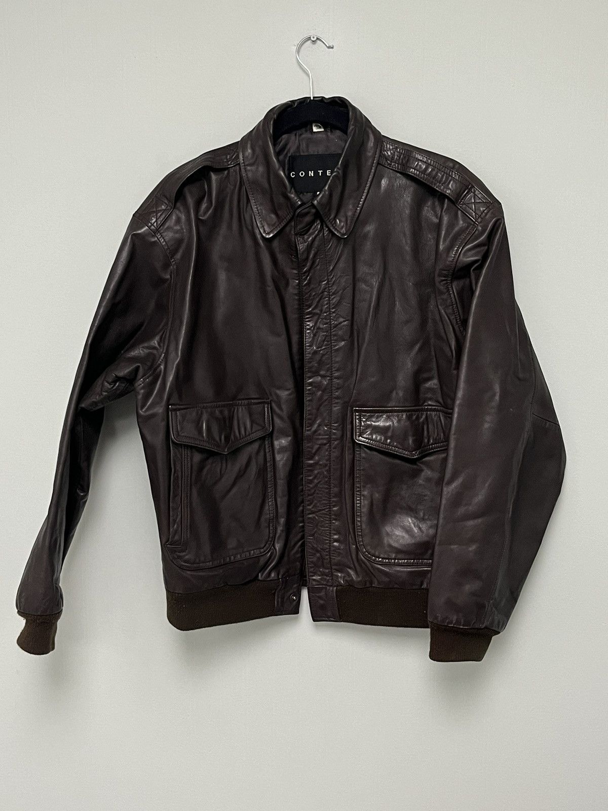 Vintage Context leather bomber. Medium Size US M / EU 48-50 / 2 - 2 Thumbnail