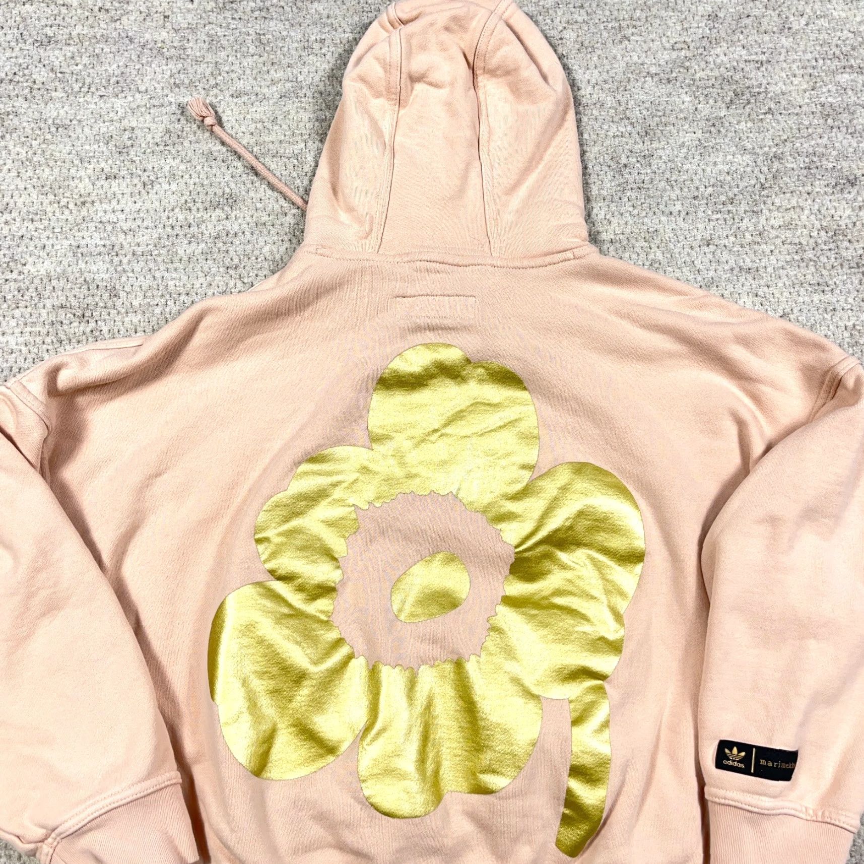 Adidas Adidas Marimekko Hoodie Women XS Pink Logo Hooded Pullover Sweatshirt Sweatshirt Oversized Pullover Hoodie Women XS Pink Adidas Marimekko Size XS / US 0-2 / IT 36-38 - 4 Thumbnail